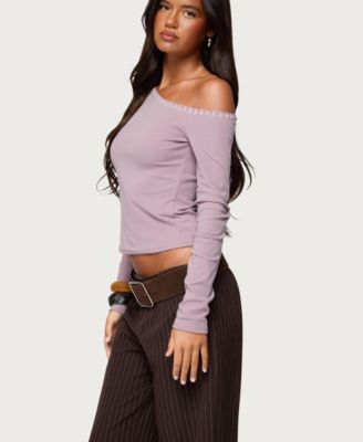 Women's Emmiline Lacey Off Shoulder Top