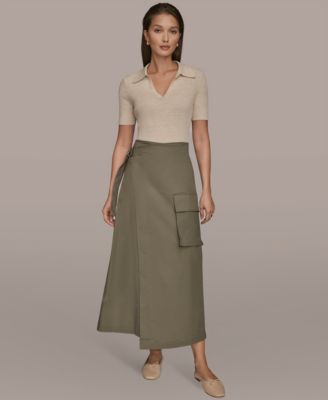 Women's Asymmetrical Wrap Skirt