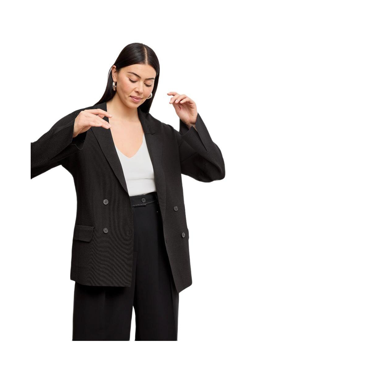 M.m.LaFleur Women's Cody Boyfriend Dot Jardigan- knit