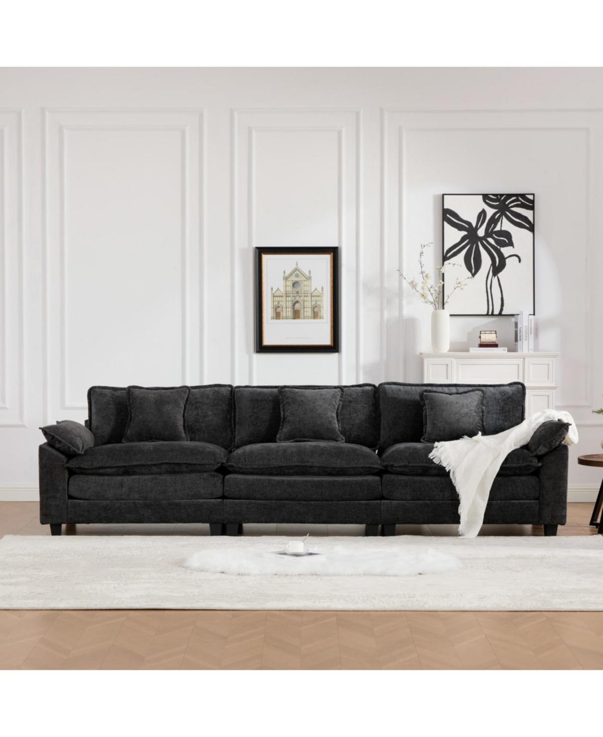 Streamdale Cloud Couch: Flexible, Modular Chenille Sofa for Ultimate Comfort