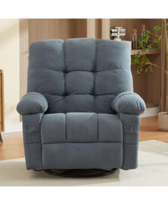 Streamdale Massage Swivel Recliner Chair with Vibration, Heating, USB Port