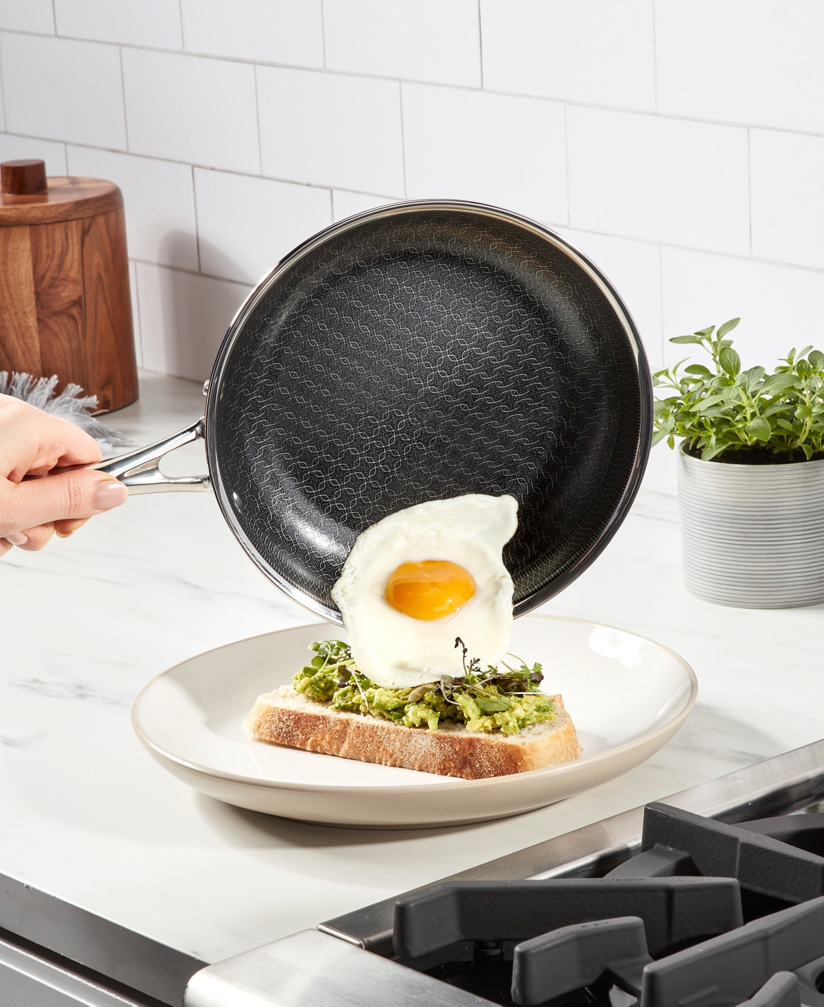 Cuisinart FusionElite 8" Nonstick Tri-Ply Stainless Steel Skillet