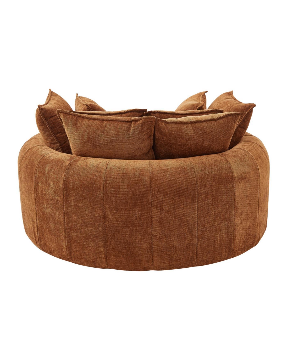 Streamdale Furniture Full-Compressed Round Chaise Sofa