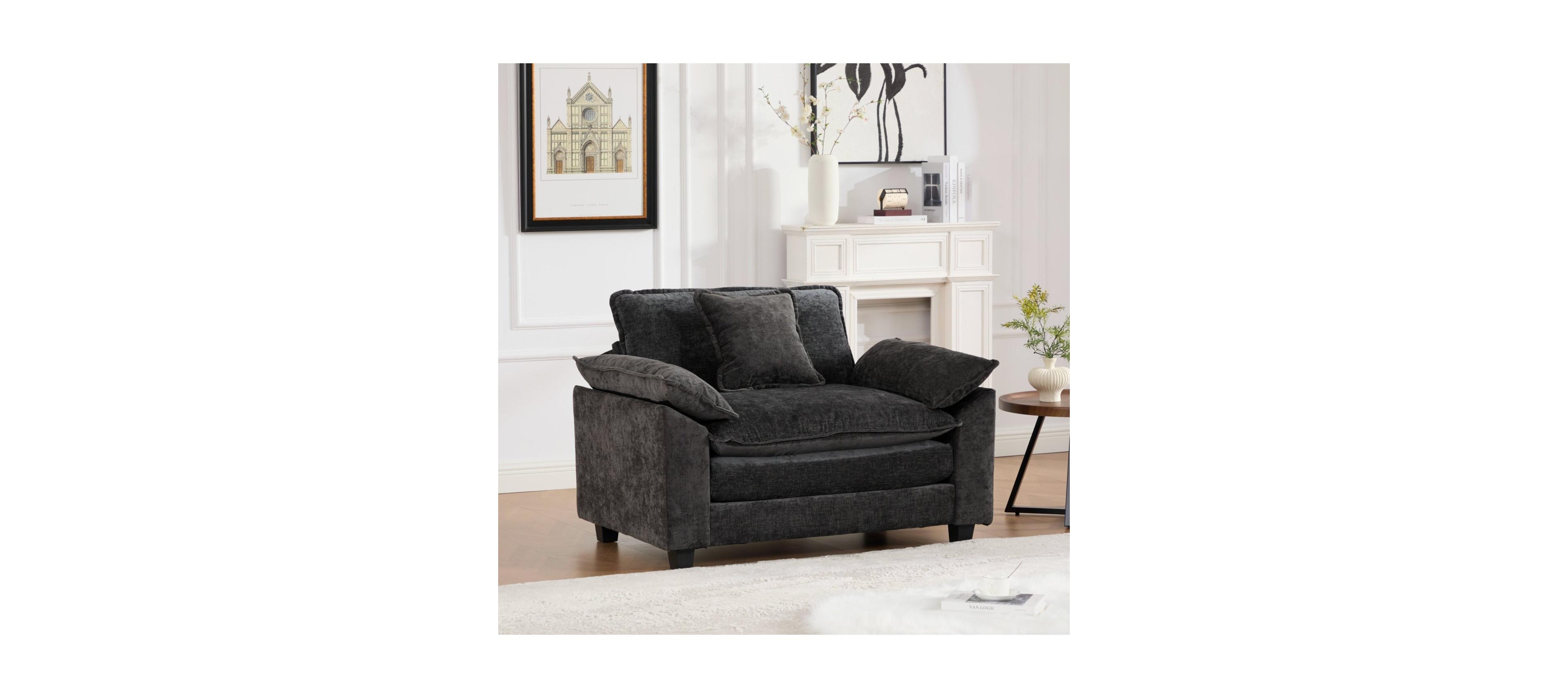 Streamdale Furniture Cloud Couch: Ultimate Comfort Chenille Sofa, Ergonomic & Modular Design