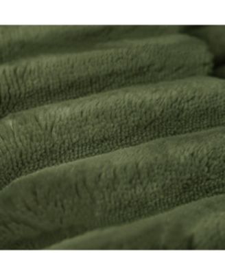 2-Setaser 63" Corduroy Sofa, Deep Seat Comfy Loveseat, Green