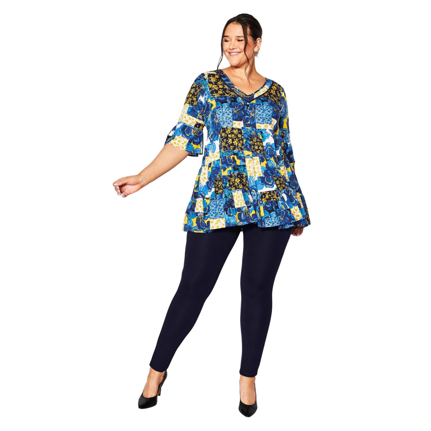 Women's Plus Size Pull On Ponte Pant
