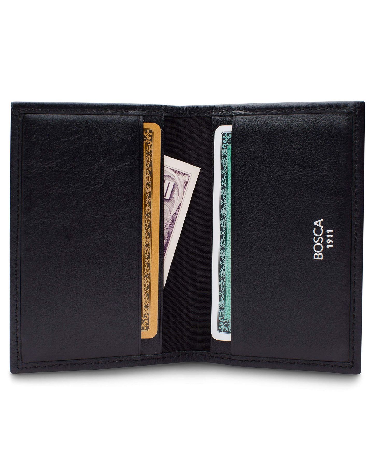 Мужской кошелёк Bosca Nappa Vitello Calling Card Case — фото 3