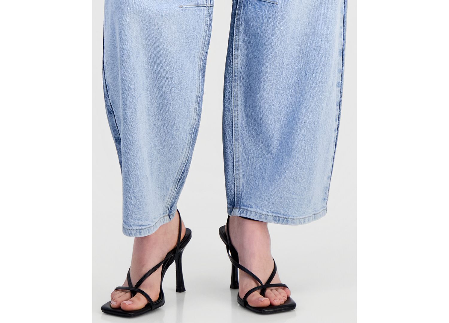 Women's High-Rise Barrel-Leg Jeans