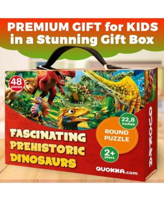 Quokka 48 Piece Round Puzzles Large Giant Educational - Space Activity Game Toy for Boys and Girls