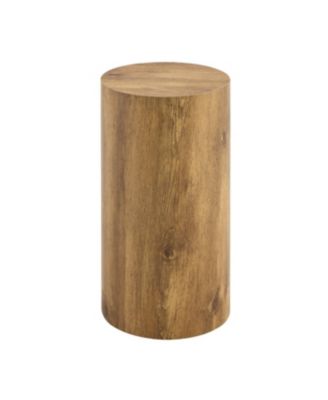 Streamdale Simple wood grain coffee table, 11.8" D x 21.6" H, MDF, industrial style.