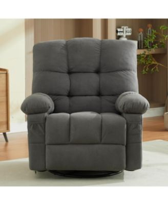 Streamdale Massage Swivel Recliner Chair w/Vibration & Heat, 350LBS Capacity, USB Port