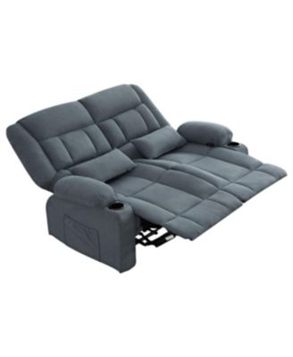 Streamdale Recliner Loveseat with Cup Holders & Side Pocket for Adults