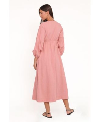 Women's Riven Long Sleeve Maxi Dress