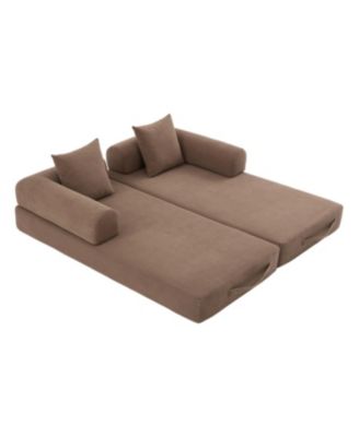Streamdale Foldable & Compressible Sofa with Metal Frame for Small Spaces