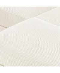 Streamdale Oversized Cloud Modular Sectional Couch with Ottoman, Cream