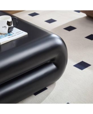 Streamdale Black fiberglass Coffee Table