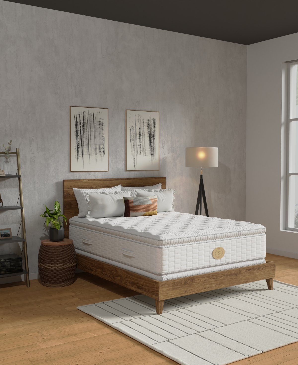 Shifman In Bloom 18" Plush Pillow Top Mattress, Full