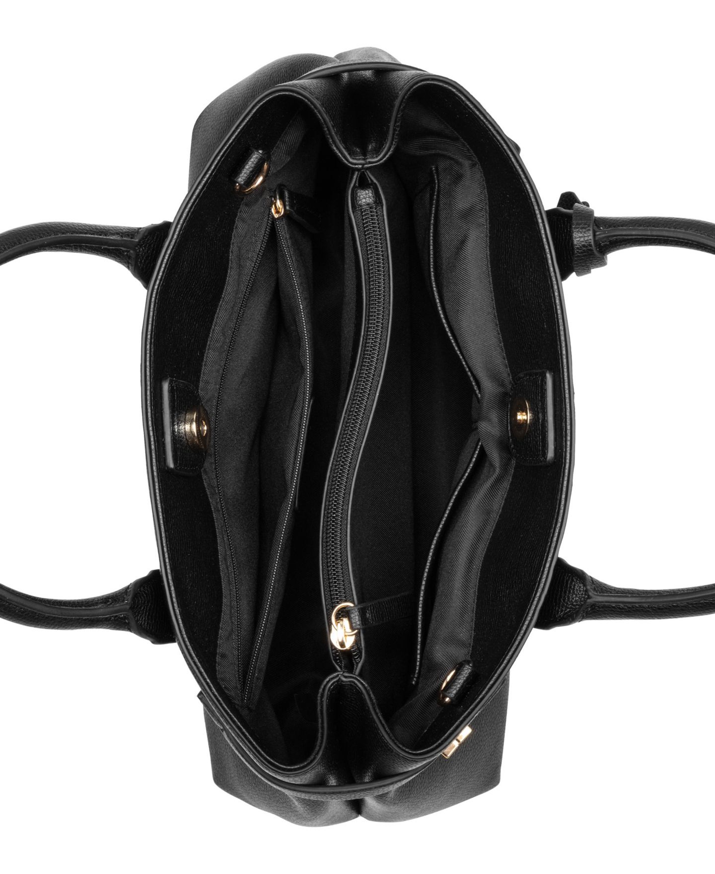 Женская сумка Nine West Aira Large Satchel, цвет: Чёрный — фото 4