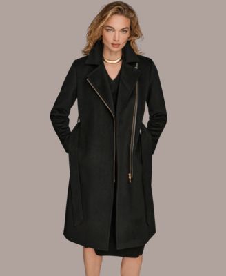 Women's Notch Collared Belted Coat