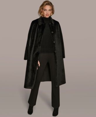 Women's Button Front Maxi Coat