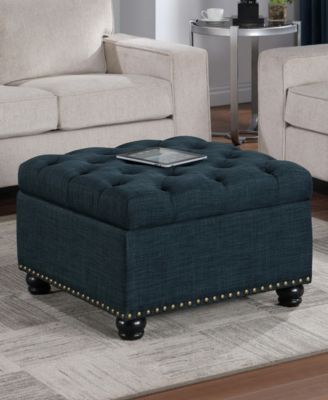 28" Herald Square Ottoman Coffee Table