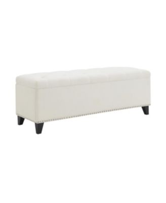 47.5" Storage Ottoman Bench - Beige