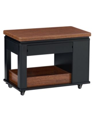 Modern Multi-Function Coffee Side Table with Foldable