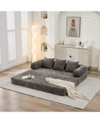 Convertible Sleeper Sofa: Versatile, Space-Saving Chenille Fabric Sofa Bed