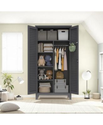  73&amp;#x22; Tall Metal Tool Storage Cabinet with Ample Storage for Garage, Warehouse, Garden, Office, Bath