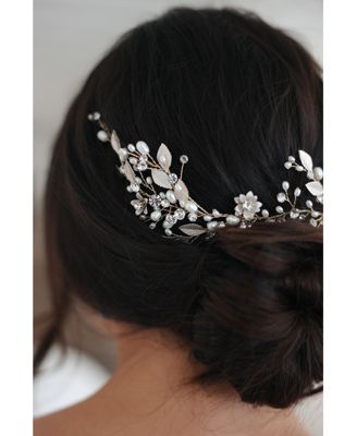 Harlow Pearl and Crystal Hair Vine
