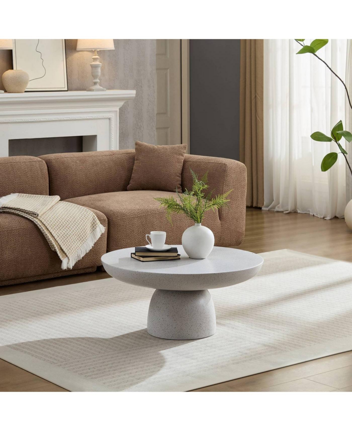 Streamdale Furniture Cave stone surface, precisely cut & polished, natural beige weathering effect