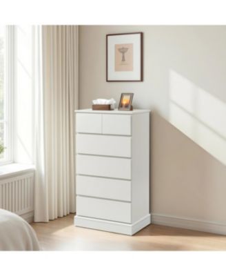 6-Drawer Dresser for Bedroom, Modern Chest of Drawers