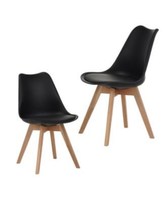 Set of 4 Dining Chairs, Medieval Modern Style