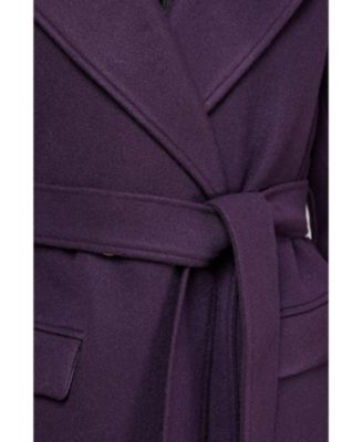Women's Tie Belt Detail Midi Coat