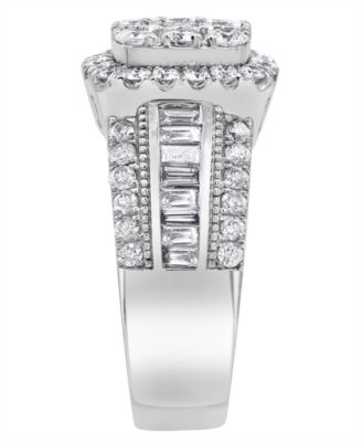 Diamond Ring (2 ct. t.w.) in 10k White Gold