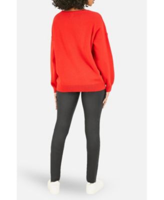 Women's Festive Penguin Knitted Sweater