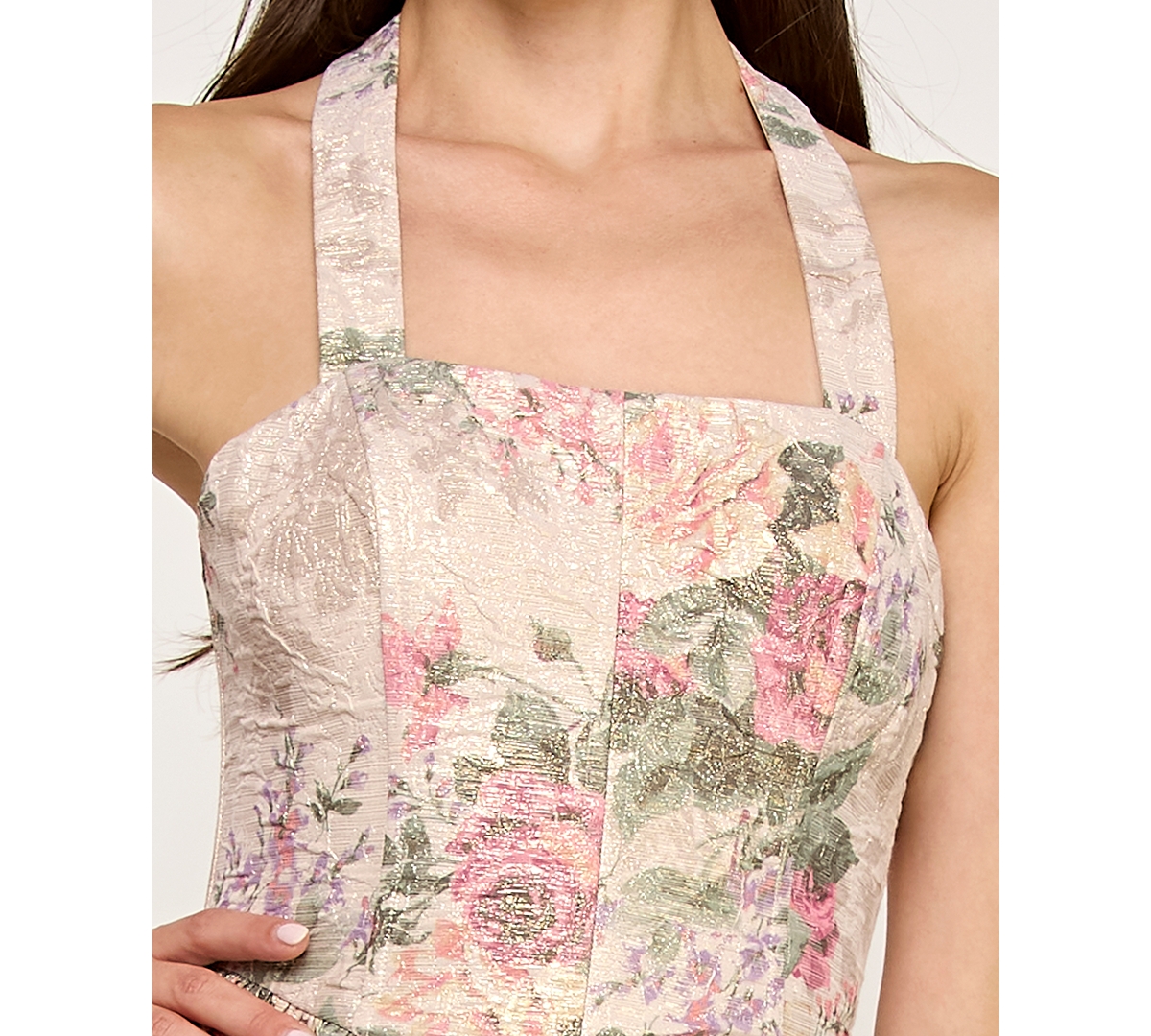 Invitee Women's Halter Neck Floral Dress