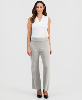Petite Serenity Pull-On Wide-Leg Knit Pants