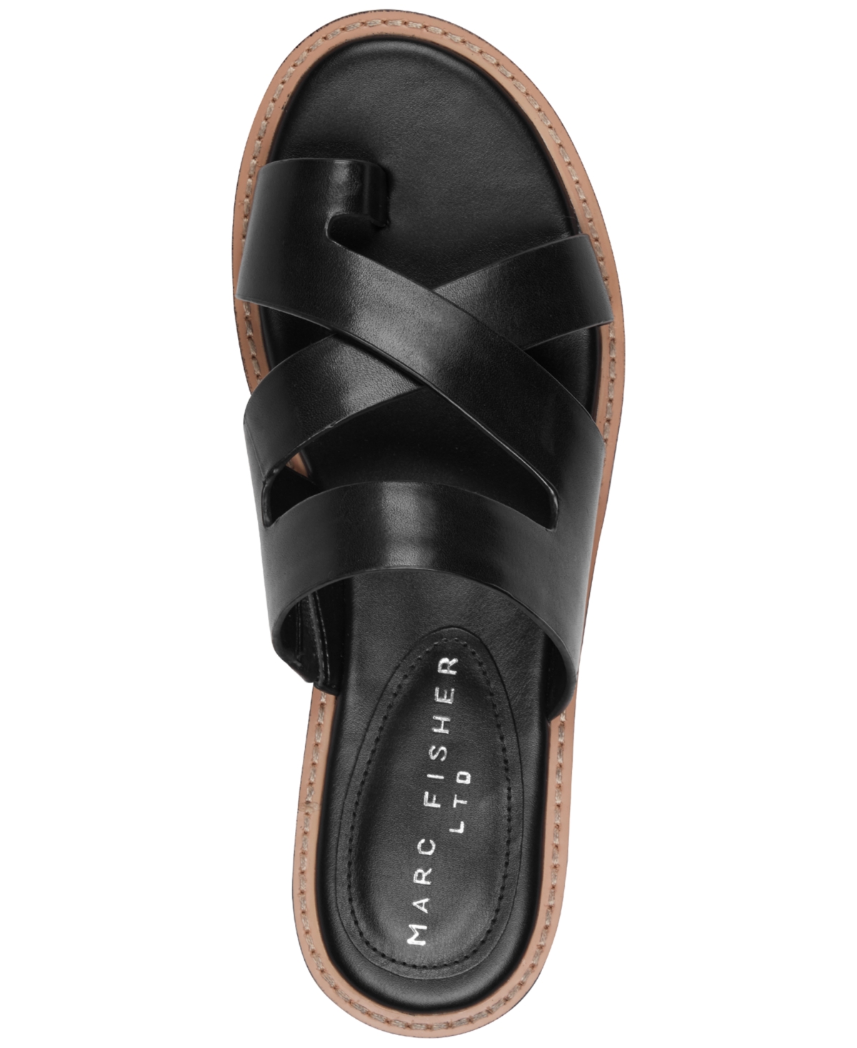 Marc Fisher Ltd Women's Genella Strappy Slip-On Sandals
