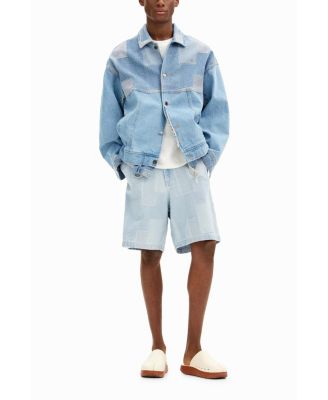 Men's Patch denim shorts