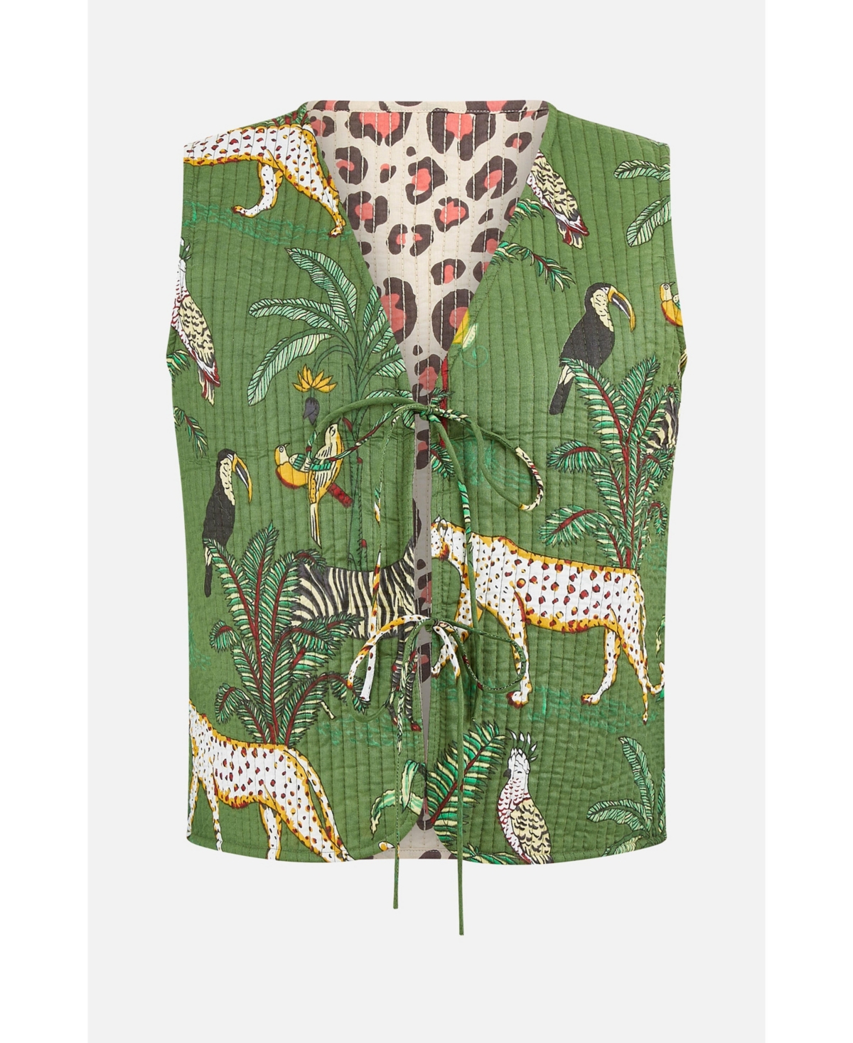 Yumi Women's Reversible Cotton Quilted Jacket