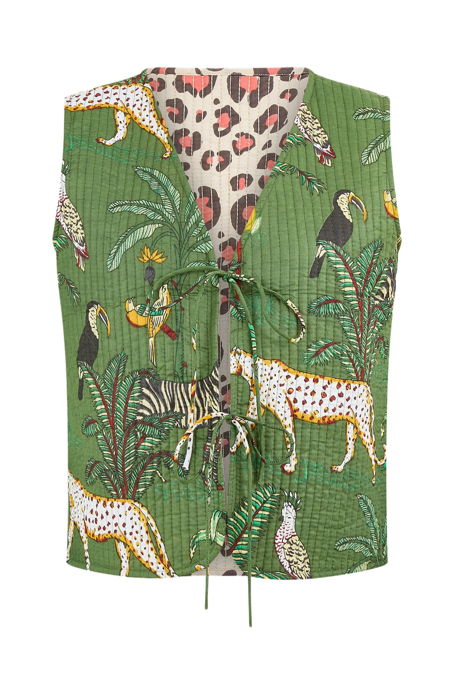 Women's Reversible Cotton Quilted Jacket