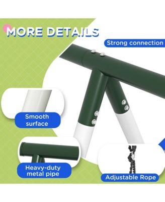 Metal Swing Set for Backyard Holds up to 528 lbs. for Ages 3-8
