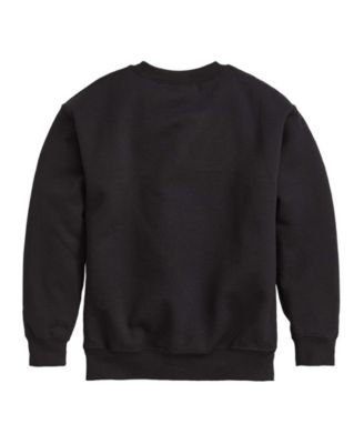 Boys' 8-20 Mickey and Minnie Christmas Cookie Crewneck Graphic Long-Sleeve Sweatshirt