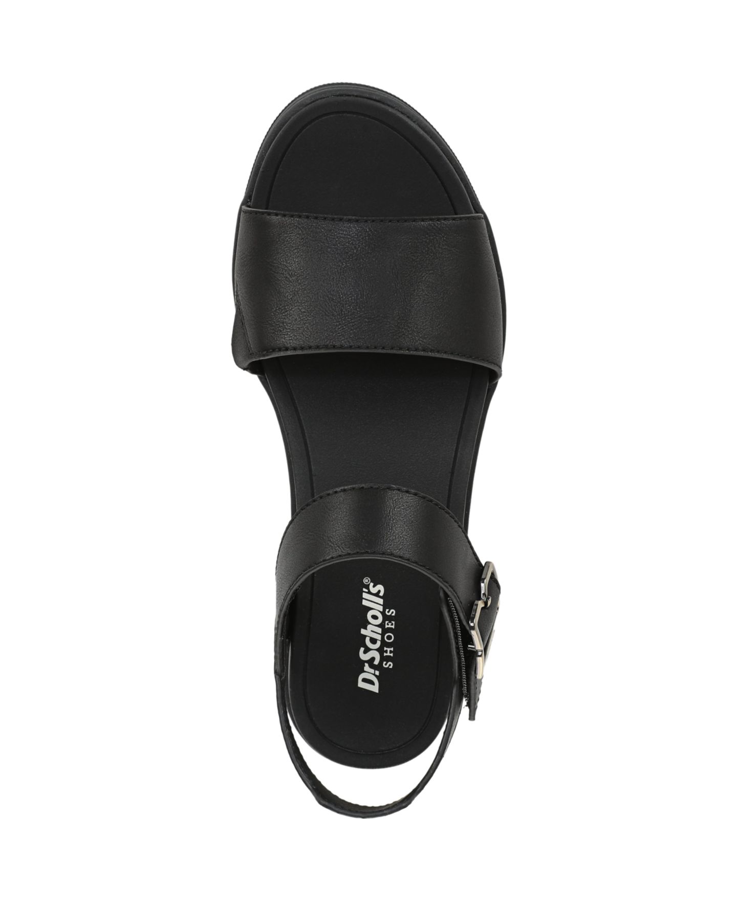 Женские сандалии Dr. Scholl's Time Off Sky Sport Wedge, цвет: Чёрный / Чёрная искусственная кожа — фото 4