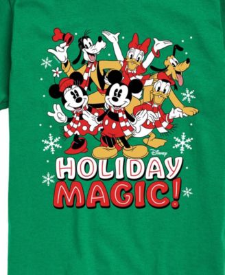 Boys' 8-20 Mickey and Friends Holiday Magic Graphic Short-Sleeve T-Shirt