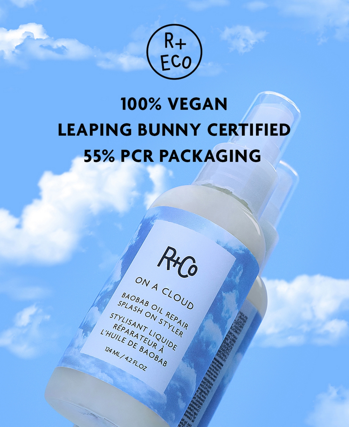 R+Co On A Cloud Splash On Styler Spray, 4.2 oz.