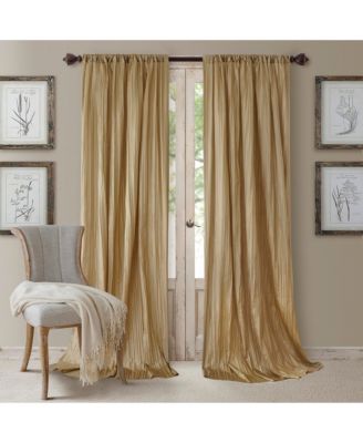 Athena Faux Silk Window Curtain and Scarf Set