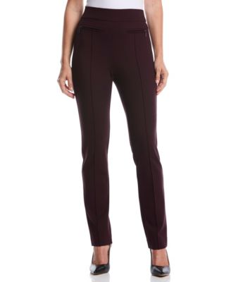 Petite Ponte Slim Leg Pants