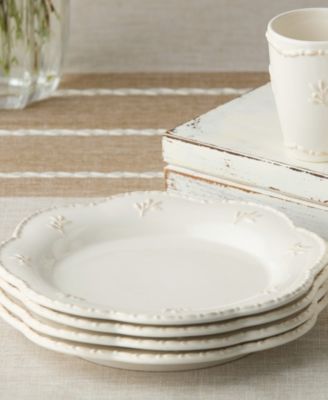 Heritage Beads Dinner Plates, Set of 4, Service For 4